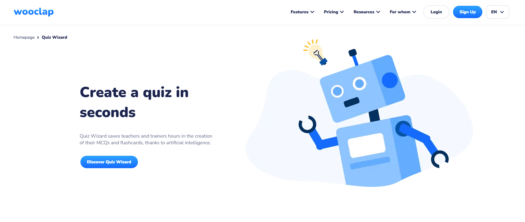 Woodclap Quiz Wizard