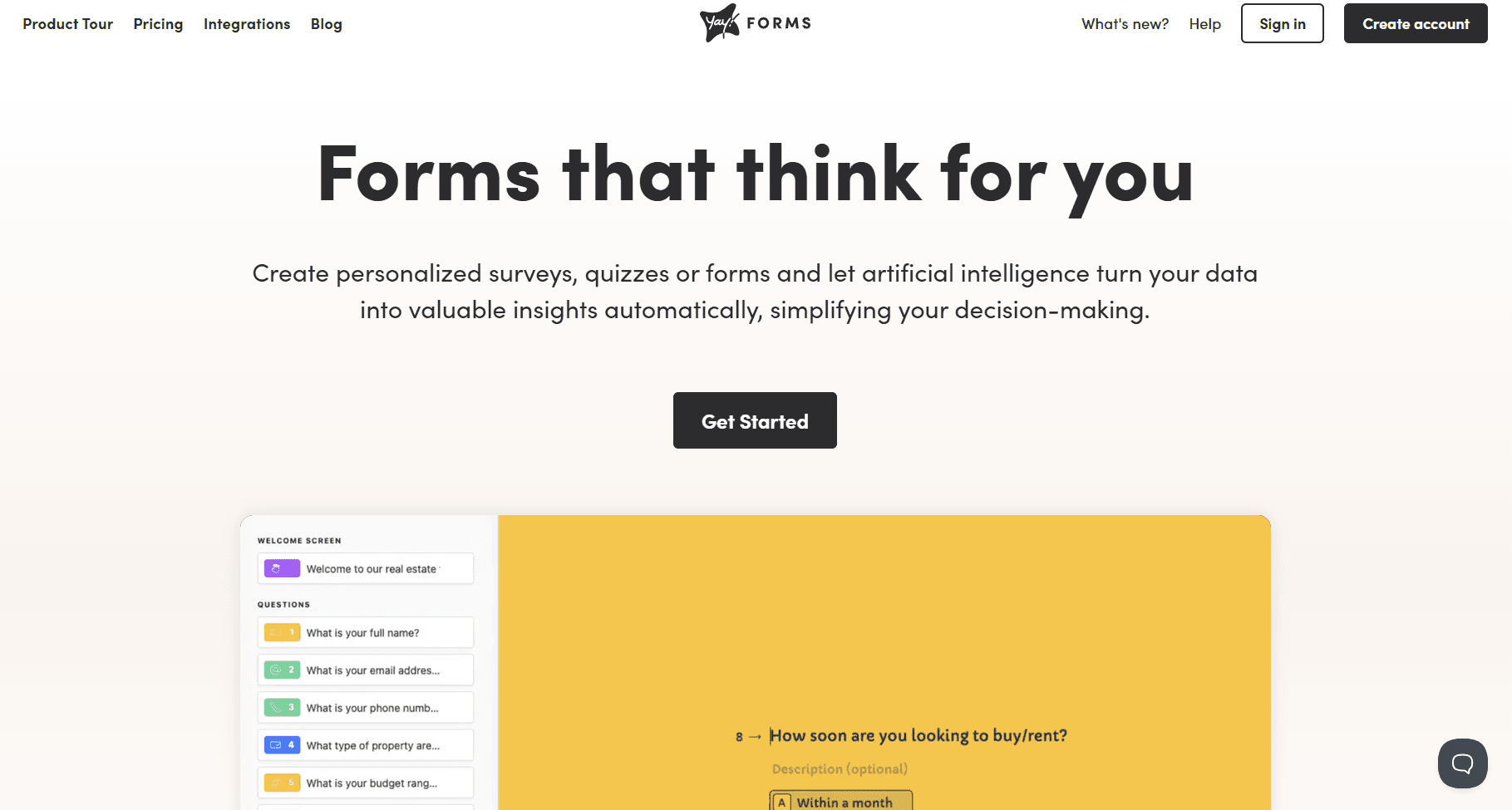 Yay! Forms